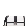 Karl Lagerfeld White Leather Clutch Bag - Eljoys Fashion 