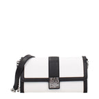 Karl Lagerfeld White Leather Clutch Bag - Eljoys Fashion 