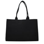 Karl Lagerfeld Black Fabric Shoulder Bag - Eljoys Fashion 