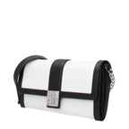Karl Lagerfeld White Leather Clutch Bag - Eljoys Fashion 