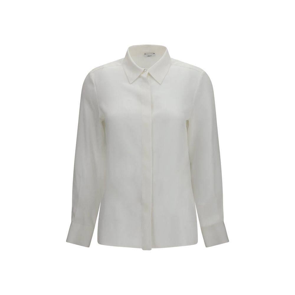 Lardini White Silk Dress Shirt - Eljoys Fashion 
