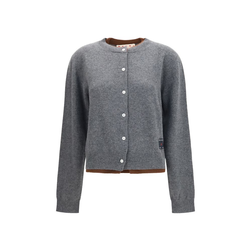 Marni Gray Cashmere Cardigan - Eljoys Fashion 