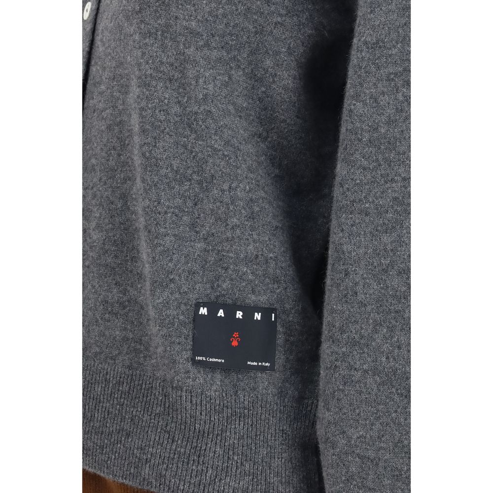 Marni Gray Cashmere Cardigan - Eljoys Fashion 