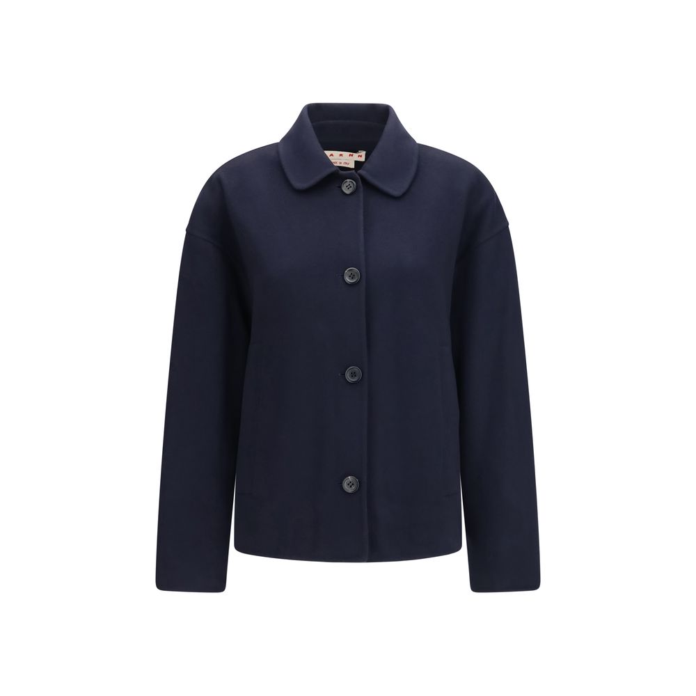 Marni Blue Wool Oves Aries Jacket - Eljoys Fashion 