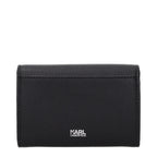 Karl Lagerfeld Black Polyester Wallet - Eljoys Fashion 