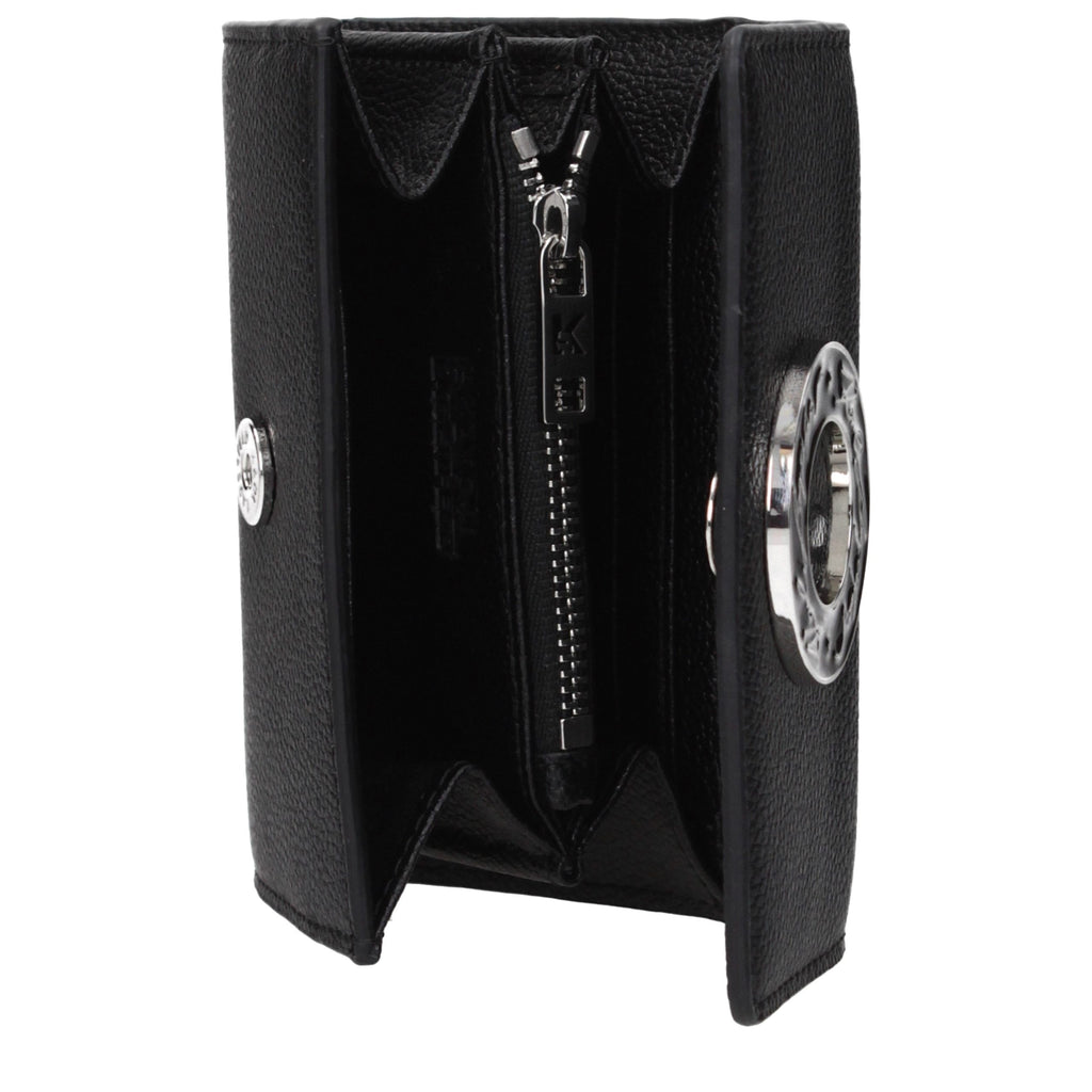 Karl Lagerfeld Black Polyester Wallet - Eljoys Fashion 
