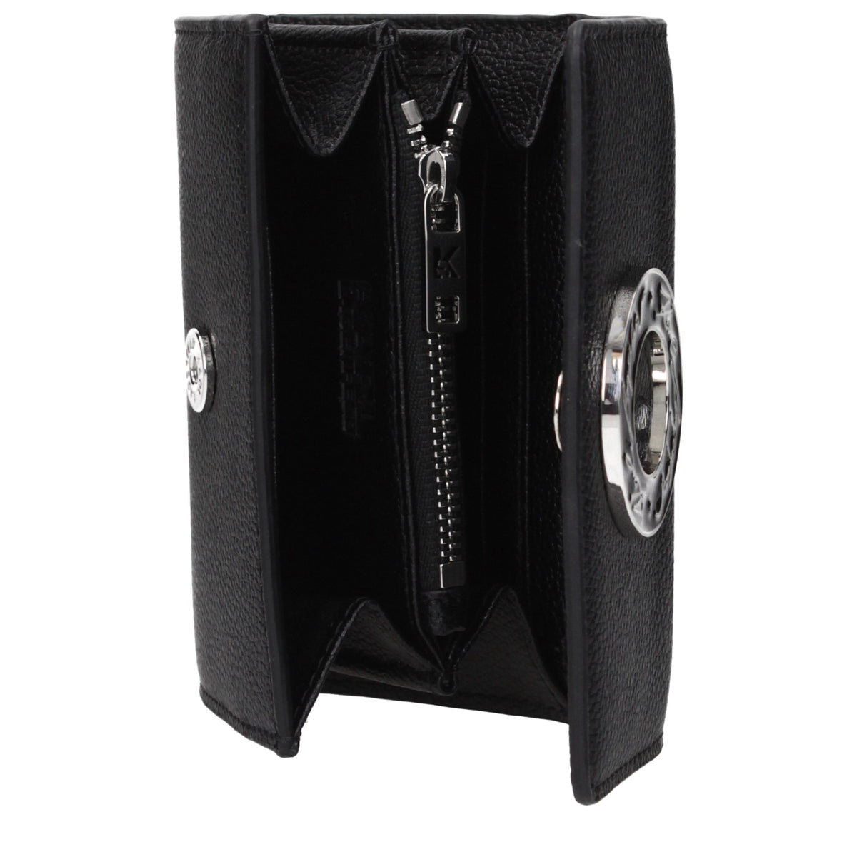 Karl Lagerfeld Black Polyester Wallet - Eljoys Fashion 