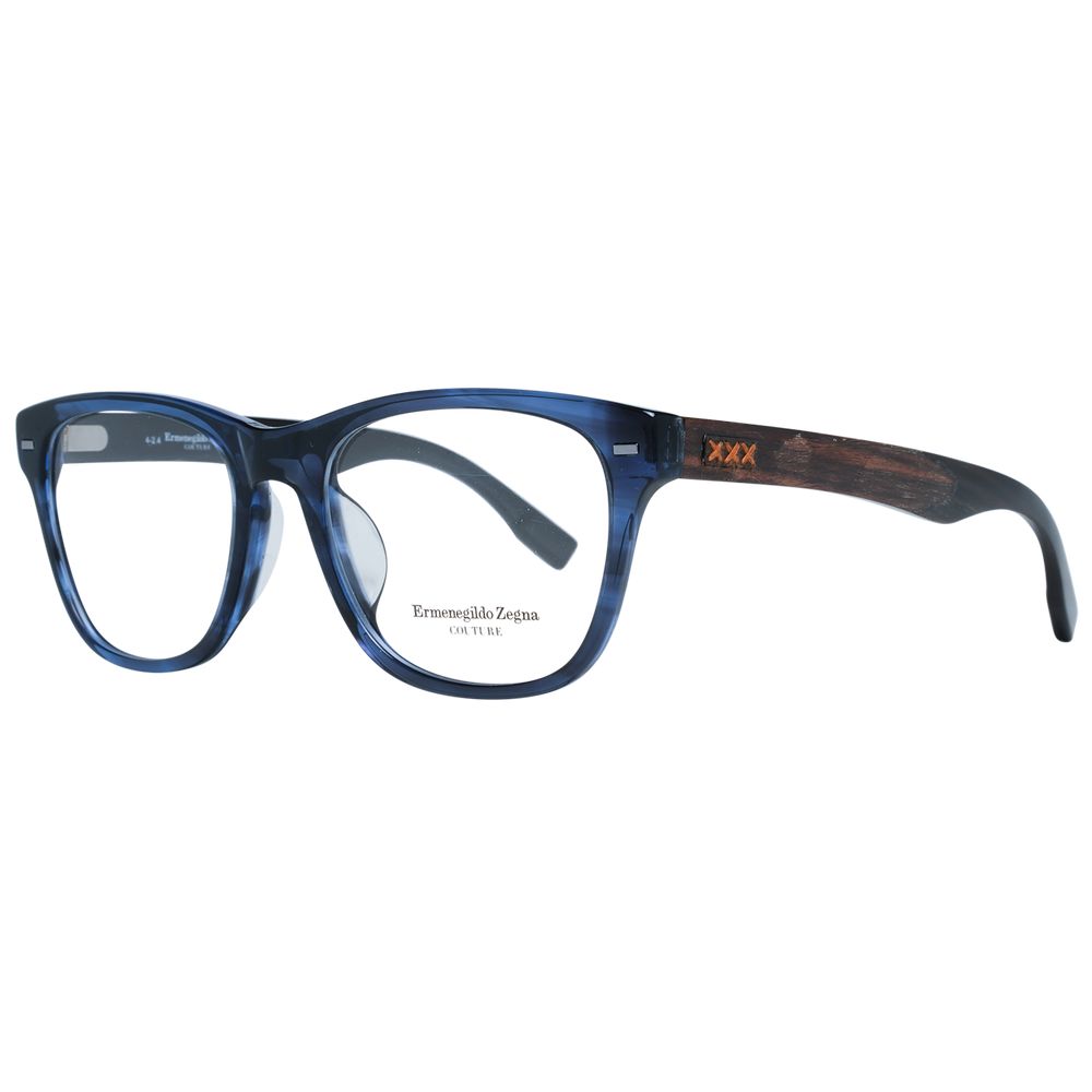 Ermenegildo Zegna Blue Plastic Glasses (Frames) - Eljoys Fashion 