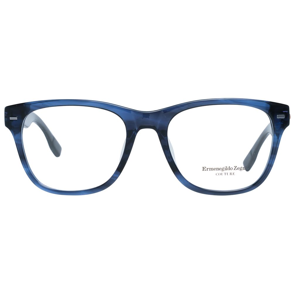 Ermenegildo Zegna Blue Plastic Glasses (Frames) - Eljoys Fashion 