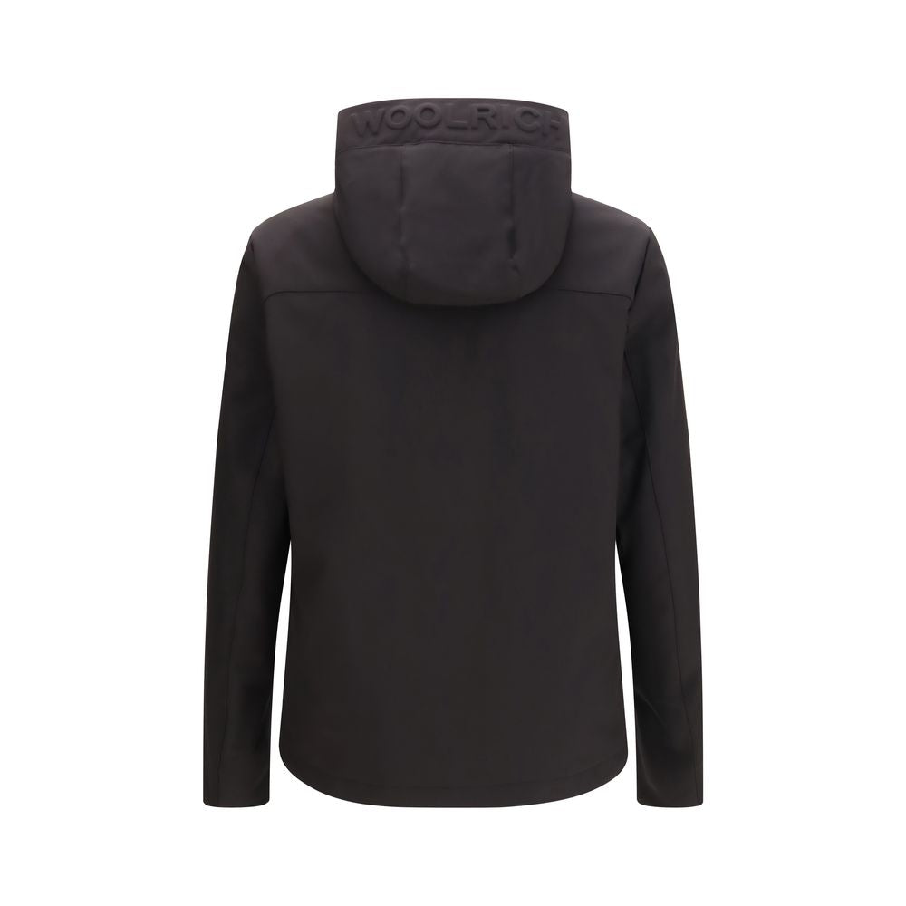 Woolrich Black Polyester Shell Jacket - Eljoys Fashion 