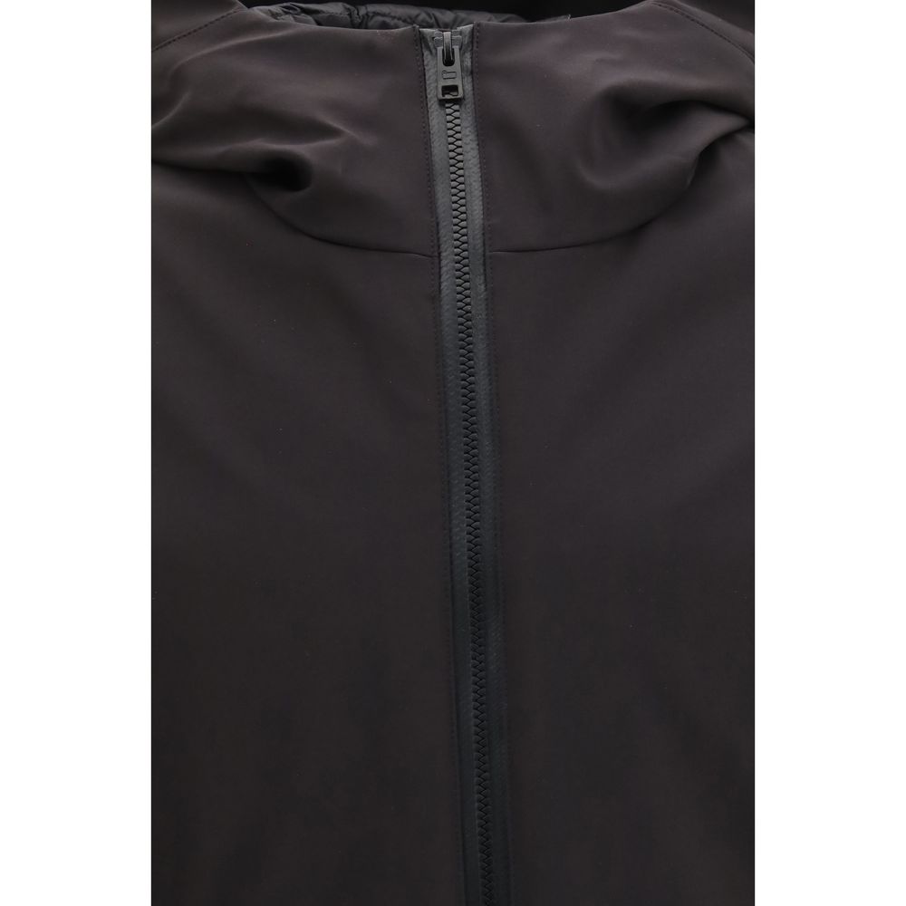 Woolrich Black Polyester Shell Jacket - Eljoys Fashion 