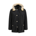 Woolrich Black Polyamide Coat - Eljoys Fashion 