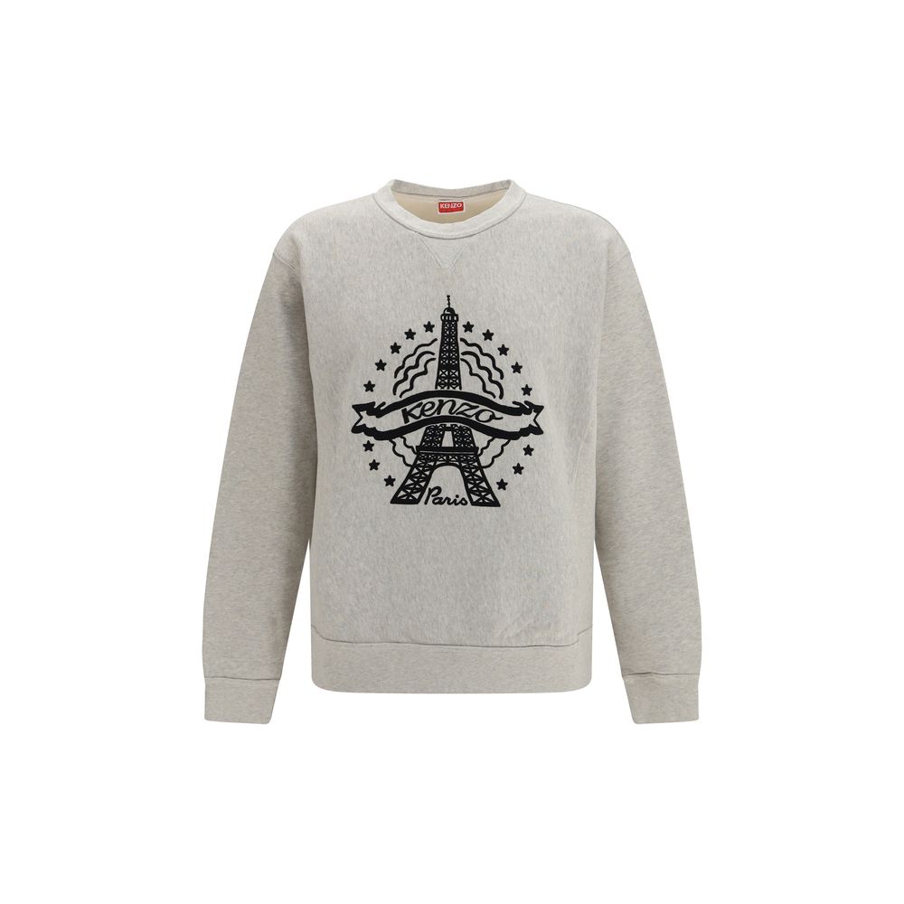 Kenzo Gray Cotton Sweatshirt - Eljoys Fashion 