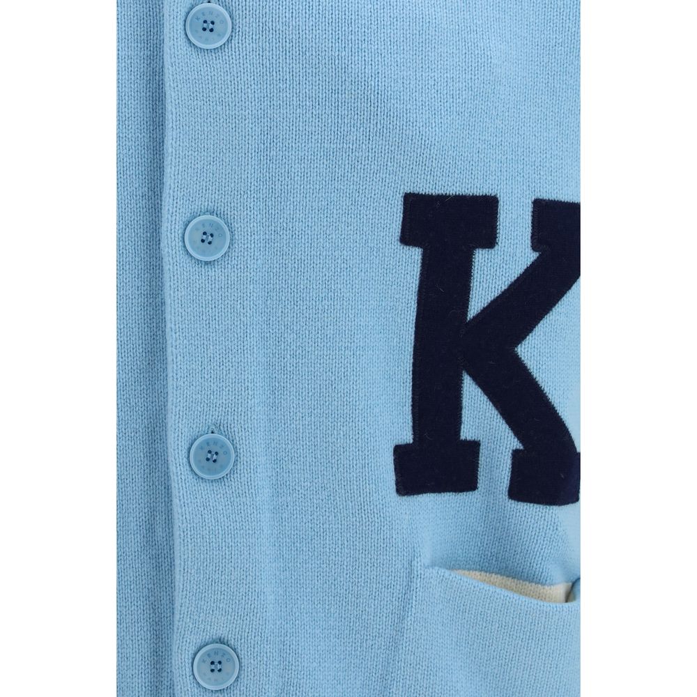 Kenzo Blue Wool Oves Aries Bomber - Eljoys Fashion 