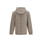 Giorgio Armani Beige Alpaca Vicugna Pacos Sweatshirt - Eljoys Fashion 