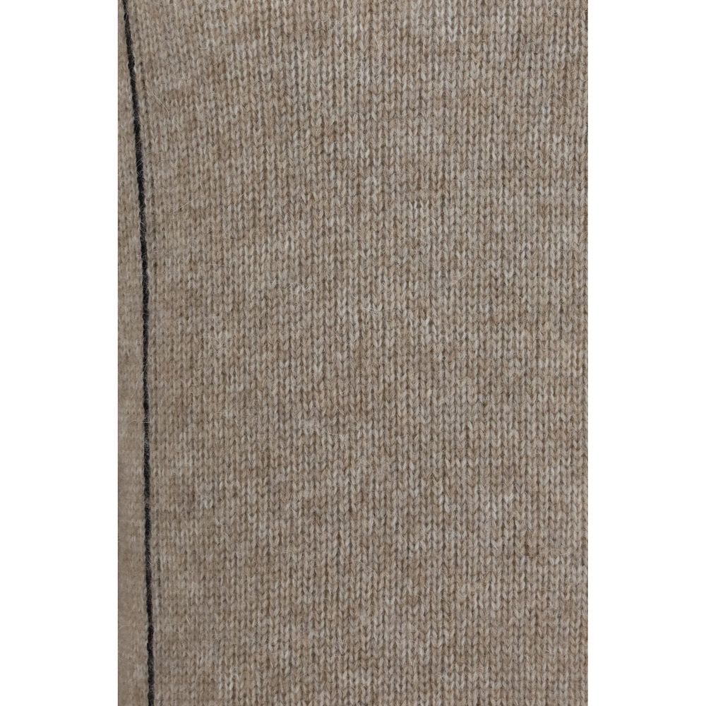 Giorgio Armani Beige Alpaca Vicugna Pacos Sweatshirt - Eljoys Fashion 
