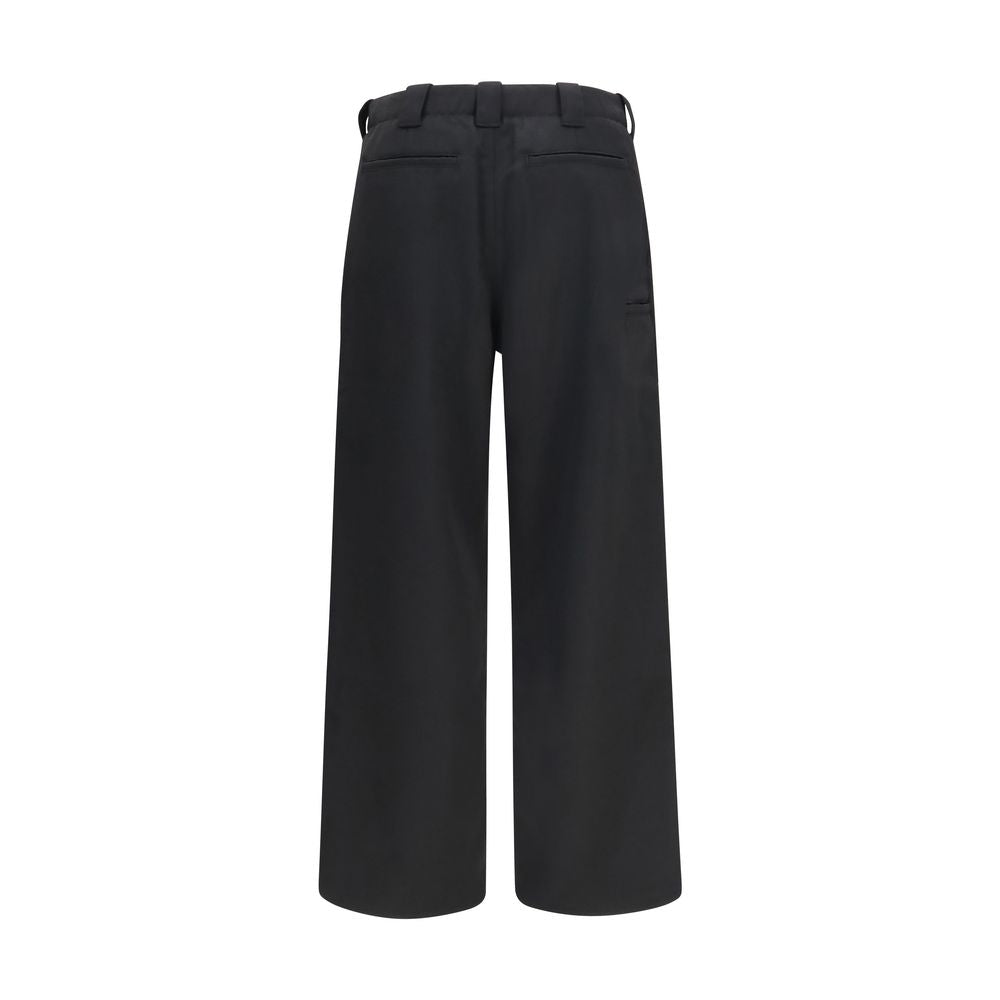 Kenzo Black Wool Oves Aries Chino Pants - Eljoys Fashion 