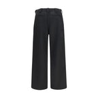 Kenzo Black Wool Oves Aries Chino Pants - Eljoys Fashion 