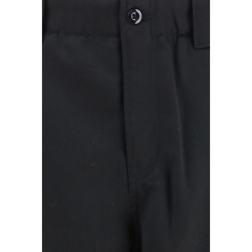 Kenzo Black Wool Oves Aries Chino Pants - Eljoys Fashion 