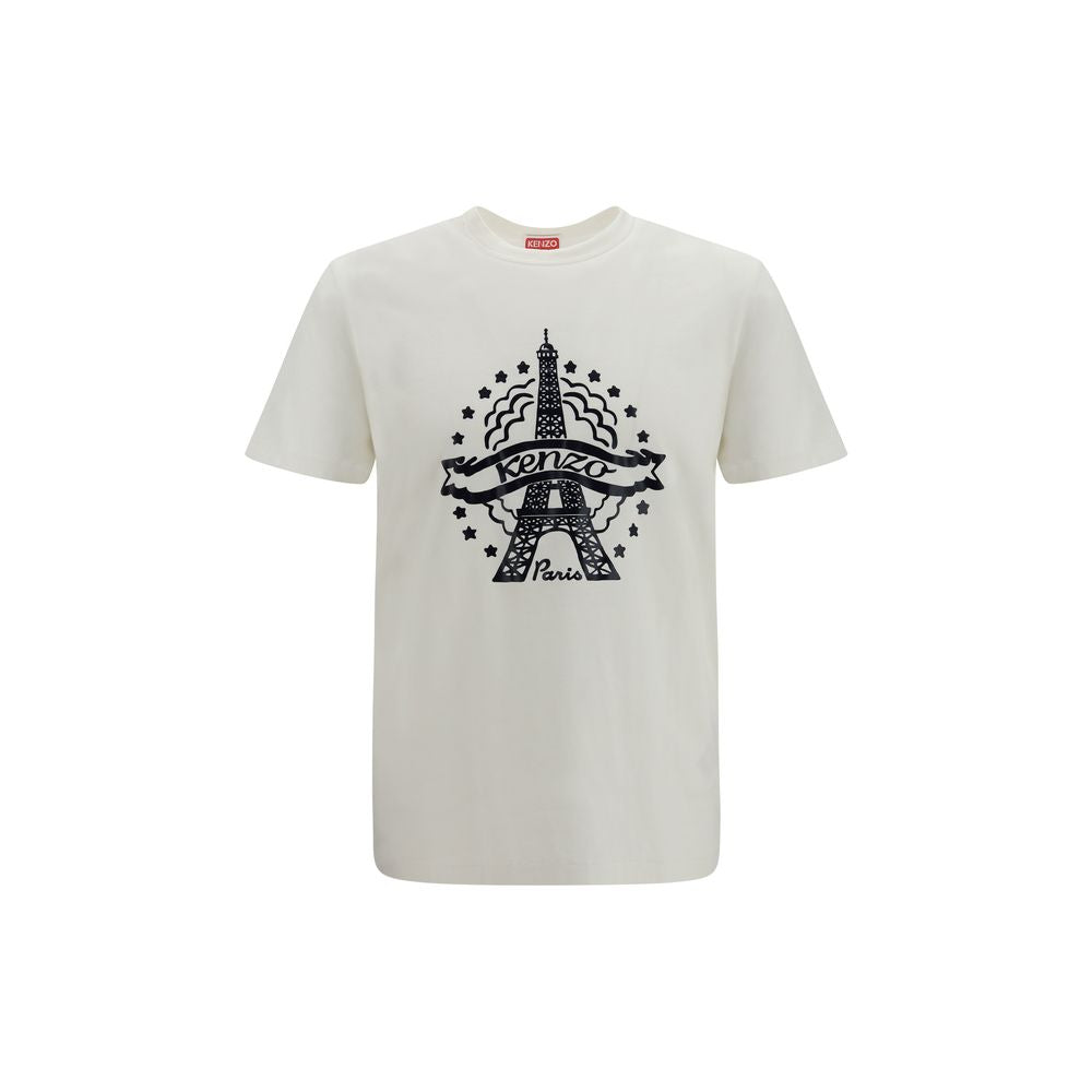 Kenzo White Cotton T-Shirt - Eljoys Fashion 