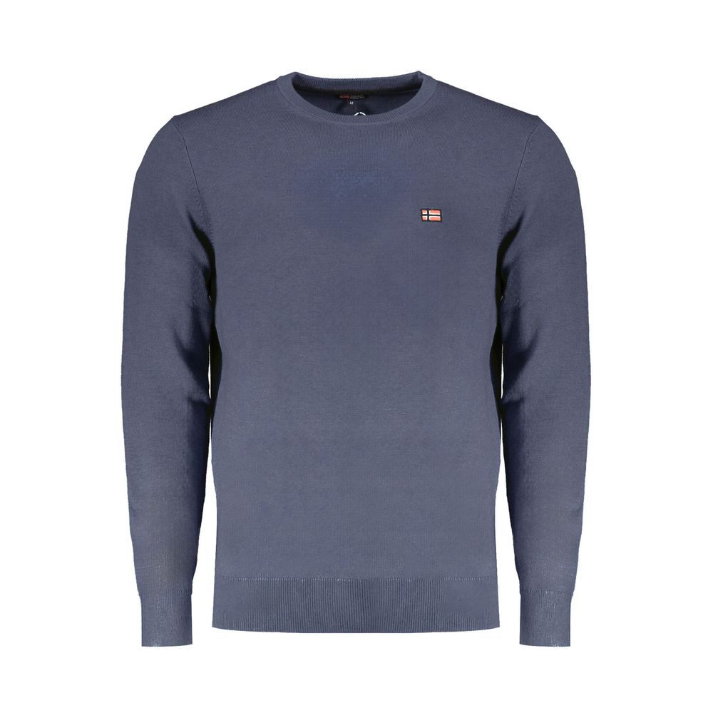 Norway 1963 Blue Wool Men Sweater - Eljoys Fashion 