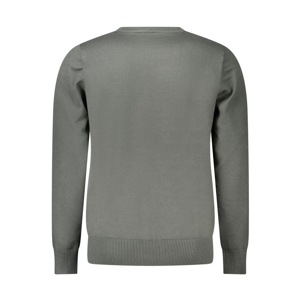 Coveri Moving Green Nylon Men Sweater - Eljoys Fashion 