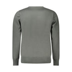 Coveri Moving Green Nylon Men Sweater - Eljoys Fashion 