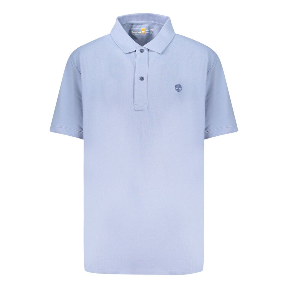 Timberland Azzurro Cotton Men Polo Shirt - Eljoys Fashion 