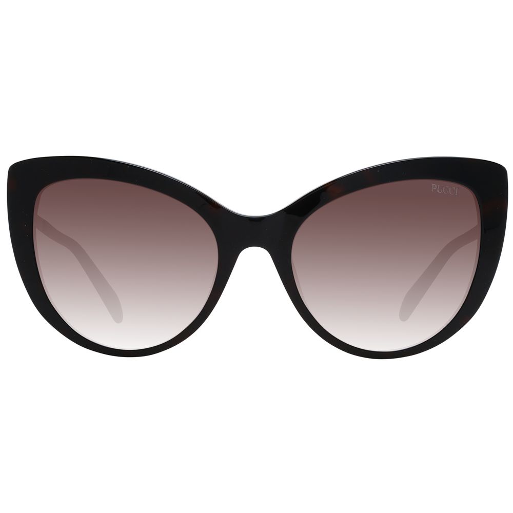 Emilio Pucci Brown Plastic Sunglasses - Eljoys Fashion 