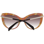 Emilio Pucci Brown Plastic Sunglasses - Eljoys Fashion 