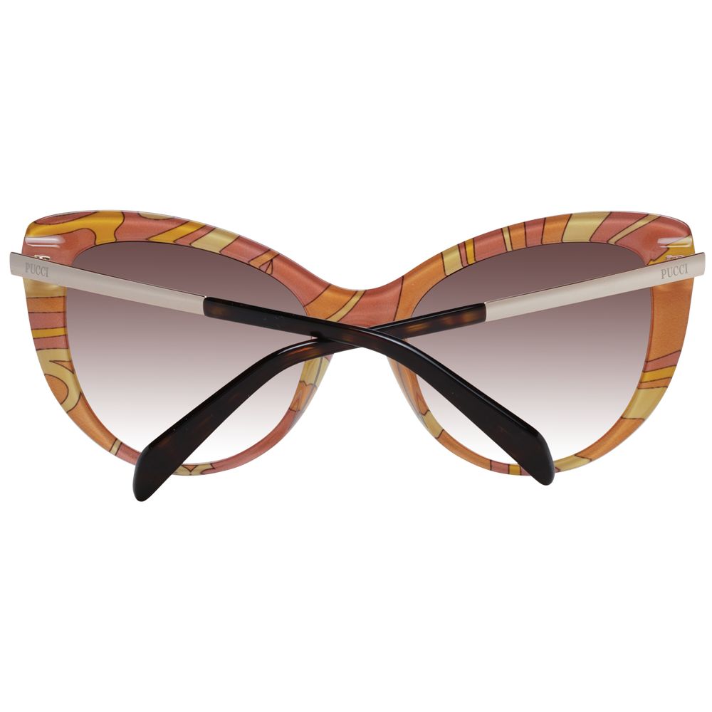 Emilio Pucci Brown Plastic Sunglasses - Eljoys Fashion 