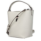 Karl Lagerfeld Gray Leather Handbag - Eljoys Fashion 