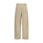 The Row Beige Silk Casual Pants - Eljoys Fashion 