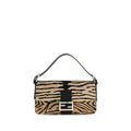 Fendi Beige Calf Leather Bos Taurus Shoulder Bag