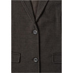 Street One Brown Polyester Blazer - Eljoys Fashion 