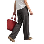Street One Brown Polyester Cargo Pants - Eljoys Fashion 