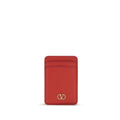 Valentino Garavani Red Calf Leather Bos Taurus Wallet - Eljoys Fashion 