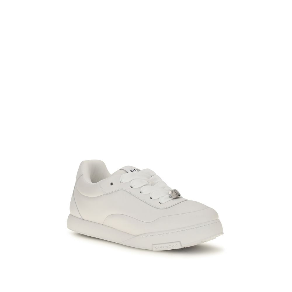 Givenchy White Calf Leather Bos Taurus Sneakers - Eljoys Fashion 