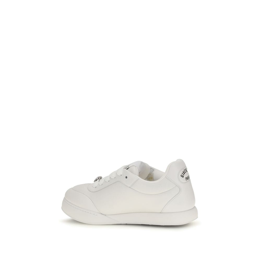 Givenchy White Calf Leather Bos Taurus Sneakers - Eljoys Fashion 