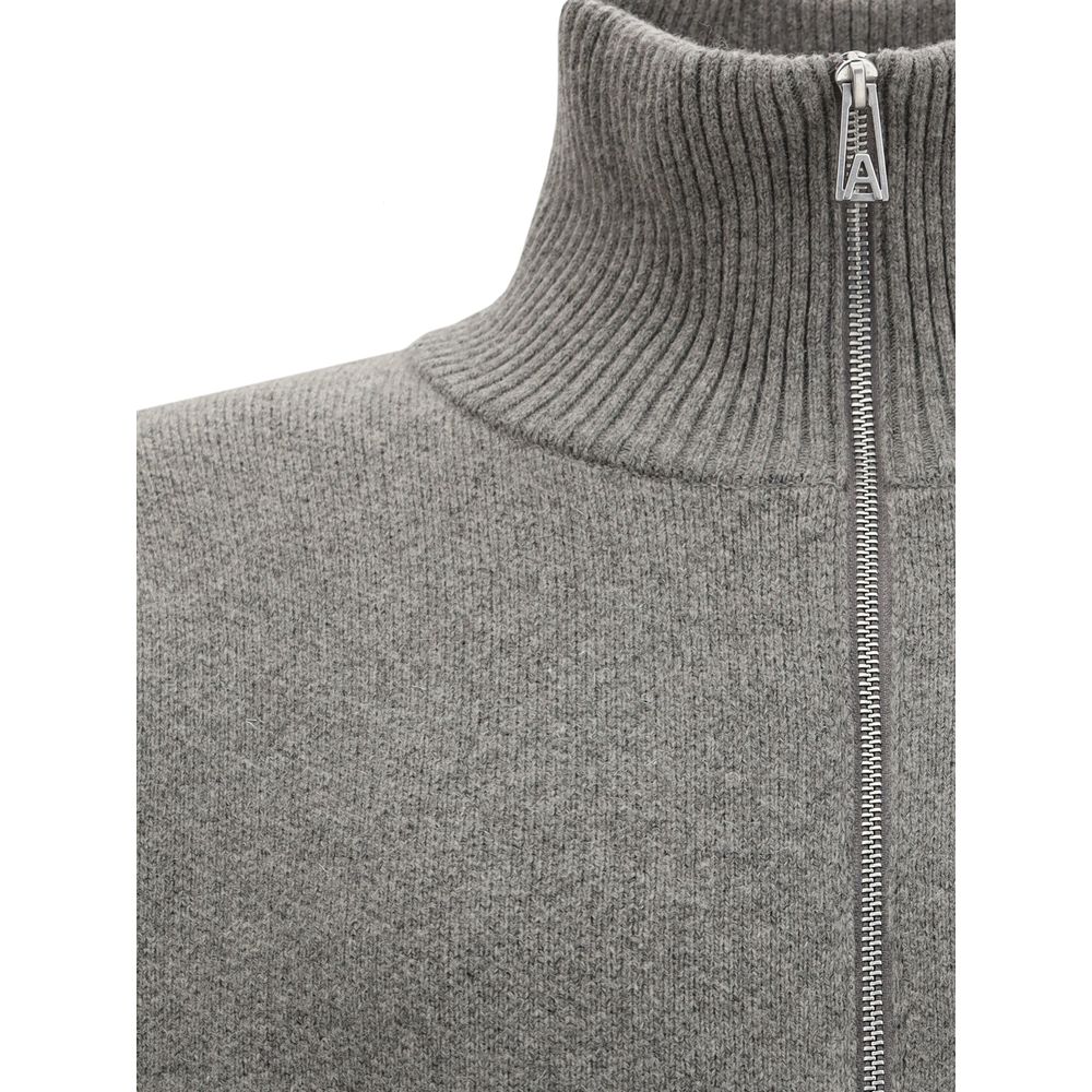 Axel Arigato Gray Wool Oves Aries Sweatshirt