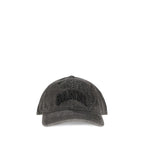 Ganni Gray Recycled Polyester Cap (Baseball Hat)