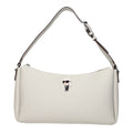Karl Lagerfeld Gray Leather Shoulder Bag