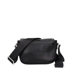 Karl Lagerfeld Black Leather Crossbody Bag