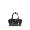 Vivienne Westwood Black Calf Leather Bos Taurus Shoulder Bag