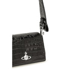 Vivienne Westwood Black Calf Leather Bos Taurus Handbag
