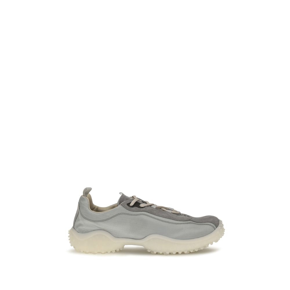 Miu Miu Gray Recycled Polyamide Chunky Sneakers - Eljoys Fashion 