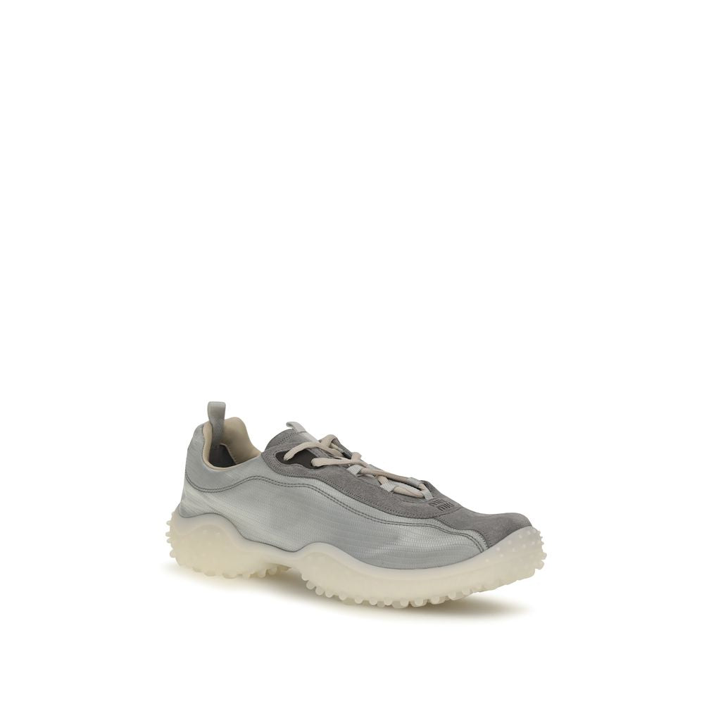 Miu Miu Gray Recycled Polyamide Chunky Sneakers - Eljoys Fashion 