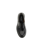Dolce & Gabbana Black Calf Leather Bos Taurus Oxfords And Derbies