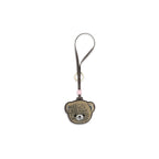 Ganni Beige Recycled Leather Keychain