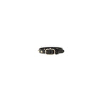 Valentino Garavani Black Calf Leather Bos Taurus Bracelet